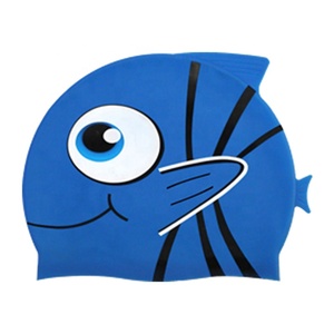 Bonnet de bain <span class=keywords><strong>en</strong></span> silicone pour enfants avec adorable imprimé poisson rouge, léger, doux, imperméable et sans <span class=keywords><strong>pression</strong></span> pour une natation confortable - Product Image 6