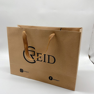 Borsa regalo, borsa del negozio <span class=keywords><strong>di</strong></span> abbigliamento, borsa personalizzata in <span class=keywords><strong>carta</strong></span> Kraft - Product Image 2