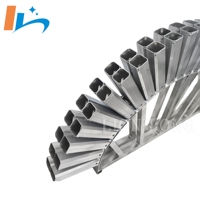 1.2 pouces 23 coups en forme d'éventail Double couche modèle rehaussé présentoir professionnel support romain pyrotechnique pour événement de mariage