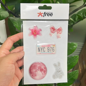 Wholesale Custom Domed <b>Stickers</b> Waterproof 3D Epoxy <b>Sticker</b> With <b>Logo</b> For Cosmetic Packaging - Product Image 3