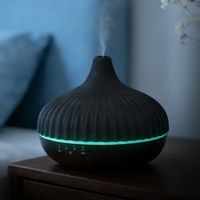 Diffuseur d'arômes et humidificateur portable à ultrasons, alimenté par USB, éclairage LED écologique, fonctionnement silencieux pour la maison et l'hôtel
