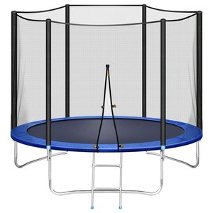 <span class=keywords><strong>Trampoline</strong></span> rond de 8 pieds pour enfants, fabriqué par Big <span class=keywords><strong>Trampoline</strong></span>, avec filet de sécurité pour l'extérieur - Product Image 1