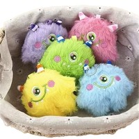 Peluche Monstre Mignon à Grands Yeux, Pendentif pour Sac, Charm pour Fille
