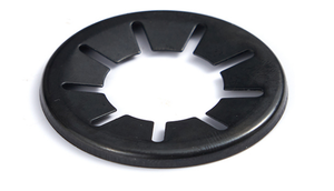 Rondelles de retenue à denture interne en oxyde noir pour la rétention des roulements d'arbre, fixations pour machines automobiles - Product Image 2