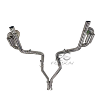Échappement Catback sur mesure en acier inoxydable SS304 pour Dodge Challenger SRT Hellcat 6.2L 6.4L 2016-2024 – Silencieux optimisé pour un son amélioré