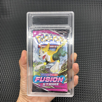 Leere Bewertungskarten-Slabs für Pokémon-Karten und Booster-Packs – Slab-Case für Pokémon TCG Booster-Packs