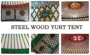 Yurta de 6 Metros, Yurtas Mongolas de Lona, Yurta de Lujo para Invierno, Carpa de Acero y Madera - Product Image 6