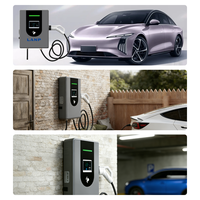 Borne de recharge rapide pour véhicules électriques 30KW 80A murale DC GBT CCS CHAdeMO, station de charge extérieure IP54 avec courant réglable