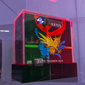 Boîtier magnétique en acrylique transparent de 6 mm avec éclairage LED SYP pour Pokémon Evolving Skies Elite Trainer Box - Product Image 1