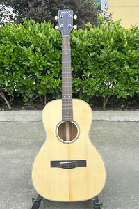 Brand New Developed Hot Selling All Solid Spruce <b>Top</b> Mahogany Guitar Steel <b>String</b> 4 <b>String</b> Acoustic Guitar - Product Image 2