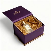 Boîte d'emballage de parfum personnalisée, boîtes en papier cosmétique pour huile de parfum, flacons en verre vides avec boîte et flacon