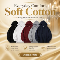 Sweat-shirts imprimés en coton pur de haute qualité 450 GSM, sweats à capuche streetwear pour hommes avec nouveau logo imprimé 555 GSM