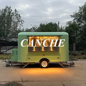 Prix d'usine Remorque de camping familiale, Chariot de glaces et de café, Camion de restauration mobile - Product Image 5