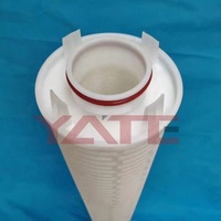 Purificación de agua industrial Cartucho de alto flujo Cartucho de filtro plisado PP de 40 '60"