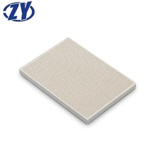 Pelat Keramik Sarang Lebah Alumina Ekstruder Panas Radiasi Inframerah 158-31mm Layanan Pemotongan 1300 untuk Pembakar Gas - Product Image 3