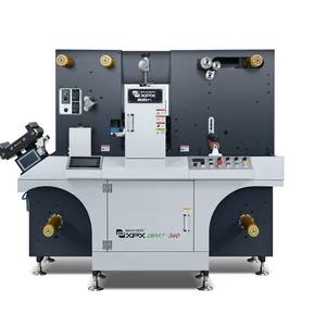 Smart-360 servomotor label die cutter semi or full rotary cut high precision with a simple slitting device