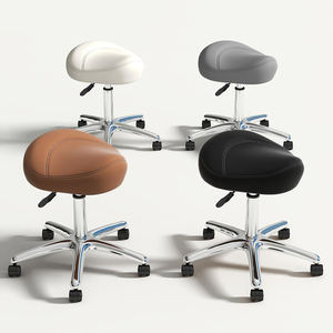 Silla de Belleza Wanmei al por Mayor, Silla de Peluquería Giratoria con Elevación, Silla de Maquillaje de PU con Ruedas para Salón de Belleza - Product Image 6