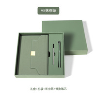 2024 nouveaux produits cadeaux d'affaires coffret A5 cahier pliable avec 16g clé USB stylo bureau Festival fournitures coffret cadeau