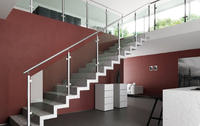 YL METAL Offres Spéciales : Poteau de Garde-Corps en Acier Inoxydable 316 pour Balcon et Escalier en Verre