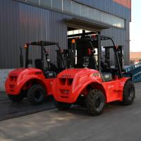 Chariot élévateur tout-terrain Hitop 3.5T 3 tonnes 2.5 tonnes 5t 4x4 puissant diesel pour terrains accidentés à vendre