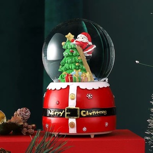 Lampe à boule de cristal personnalisée pour festival, globe à neige, bonhomme de neige, globe à neige pour décorations de Noël - Product Image 1