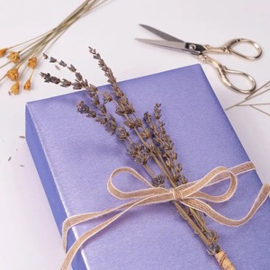 Wholesale Recyclable Double-Sided Craft <b>Paper</b> Gift <b>Wrap</b> Lavender Bundle Digital Printing Compatible Eco-Friendly Packaging for - Product Image 1