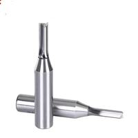Haute Performance 1/2 tige 4/5/6mm TCT 2 cannelures 45 Helix Angle DLC enduit droit mèches de routeur en carbure coupe du bois personnalisée