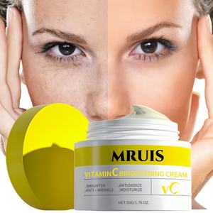 <span class=keywords><strong>Crema</strong></span> Facial con Vitamina C de 50g, Marca Privada OEM - Antienvejecimiento, Antiarrugas, Iluminadora, con <span class=keywords><strong>Aloe</strong></span> <span class=keywords><strong>Vera</strong></span>, Cuidado de la Piel para Mujeres - Product Image 3