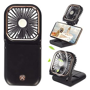 พัดลมพับได้แบบคล้องคอ พัดลมพกพาแบบ USB พัดลมพับได้แบบสวมใส่ได้ - Product Image 2