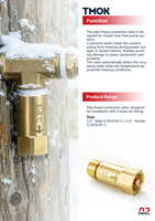 TMOK RTS G BSP 1-4 ℃   Robinet d'extérieur avec protection contre le gel, vanne de protection hivernale en laiton, vanne antigel
