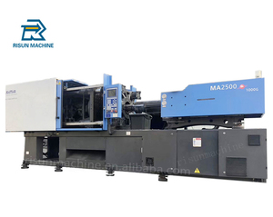 Machine de moulage par injection haïtienne d'occasion Machine de fabrication de bureau de 250 tonnes Servo Horizontal PLC Motor Pump Gearbox Bearing - Product Image 3