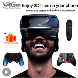 Gafas de Realidad Virtual 3D VRG <span class=keywords><strong>Pro</strong></span>, Dispositivos de Realidad Virtual, Auriculares, Lentes para Casco, Visor Inteligente para Teléfonos Celulares - Product Image 1