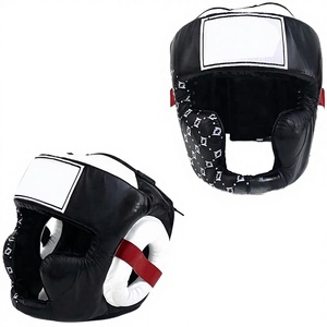 <b>Customized</b> Design Printed <b>Boxing</b> Head Guard | Durable Sheepskin PU Leather Kickboxing <b>Headgear</b> | Comfortable Gym Protection - Product Image 3