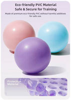 Ballon de yoga mini de haute qualité, 25 cm, en PVC écologique, anti-éclatement, pour le remodelage corporel, les exercices de Pilates