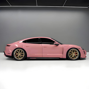 มาการองฟิล์มพีวีซีไวนิลติดรถยนต์1.52*18ม. มุกกุหลาบสีชมพูไวนิลสำหรับตกแต่งรถยนต์ฟิล์มติดรถยนต์ด้วยตนเอง - Product Image 3