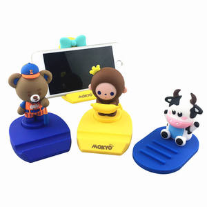 Supporto per cellulare a forma di simpatico animale dei cartoni animati, con altezza regolabile, design portatile per letto e scrivania, <span class=keywords><strong>mini</strong></span> formato. - Product Image 5
