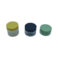 Promotionnel 10ml clair vide en plastique petits mini pots cosmétiques emballage conteneur pot de crème