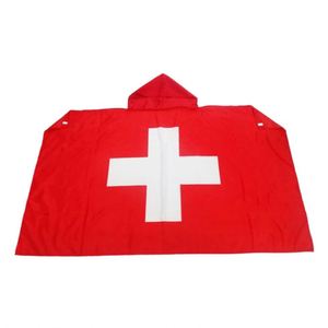 ธงชาติสำหรับกิจกรรมฟุตบอลปี 2025 ขนาด 3x5 ฟุต ทำจากโพลีเอสเตอร์ พร้อมหมวกสำหรับแฟนฟุตบอลในสวิตเซอร์แลนด์ พิมพ์ลายดิจิทัล - Product Image 1