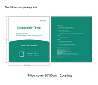 Vente en gros de couvre-oreiller SMS imperméable et non tissé pour drap de lit jetable de voyage