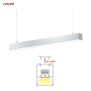 Lámpara de <span class=keywords><strong>Techo</strong></span> Interior de Diseño Superior, Enlazable, Perfil de 55x75, Lámpara LED con Cubierta Abierta - Product Image 1