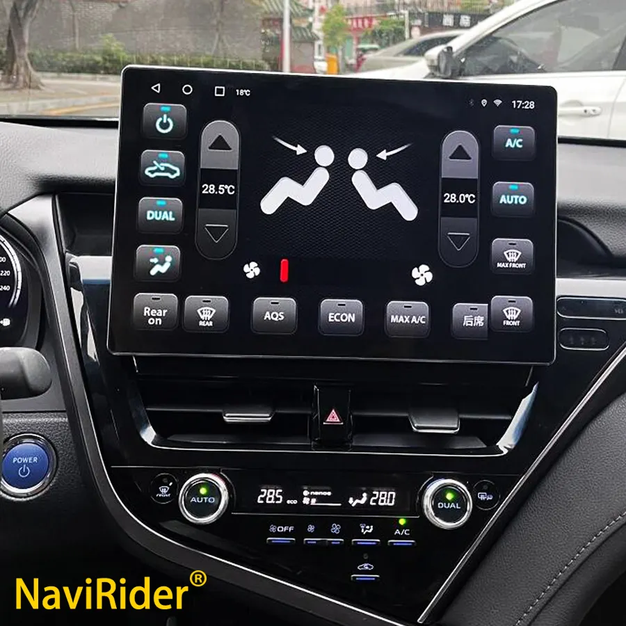 13,3 дюймов Android для Toyota Camry 2021 2022 автомобильное радио DVD мультимедийный плеер GPS навигация 2 Din Carplay головное устройство с экраном