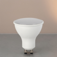 Ampoule LED GU10 à intensité variable haute efficacité 3W-6W, angle de faisceau 38/360, AC 110-260V, IRC 80, 500 Lumens, Aluminium+PC