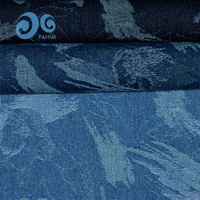 Tissu denim jacquard teint en fil à motifs abstraits H189G-7 texture ardoise pour manteaux tendance garçons, filles, hommes, femmes – En stock