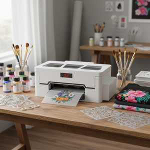 Imprimante DTF de bureau professionnelle A3 330 mm avec tête XP600, machine de transfert direct sur film, système d'encre CMYKW pour l'impression de t-shirts - Product Image 1