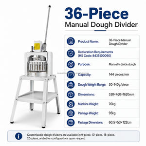 Máquina Divisora de Masa para Papo Seco, Máquina Manual para Dividir Masa para Panadería - Product Image 5