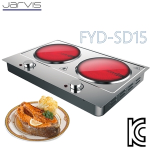 Đôi đung Bếp điện thép không gỉ hồng ngoại nồi Knob điều khiển - Product Image 2