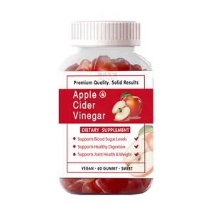 Dietary supplement private label logo apple cider vinegar gummies