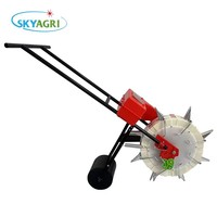 SKYAGRI 2024 plus récent semoir réglable de grains manuels de ferme/semoir de soja de maïs à poussée manuelle