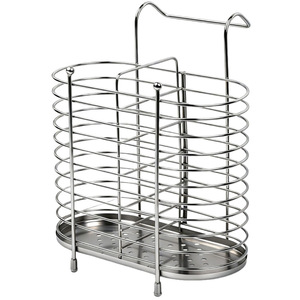 Ripai Stainless Steel Chopstick Holder <b>Kitchen</b> Cutlery <b>Storage</b> Rack With Drainer For Spoon And Fork Organizers - Product Image 4