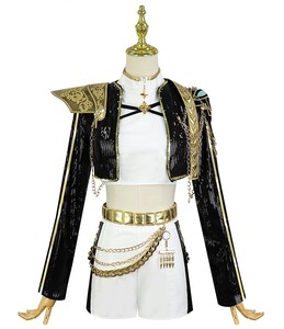 Costume de cosplay K-POP pour femmes, équipe chasseuse de démons, Rumi Zoi Mila, costume de scène de chasseuse de sorcières d'anime - Product Image 5